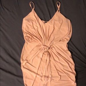 Davisa Slinky Knot Bodycon Dress from Boohoo